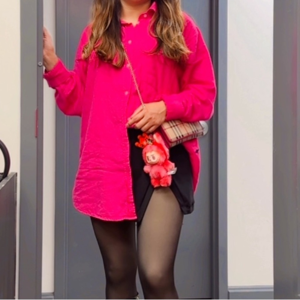 Gap XL. Bright Pink Button-Up Shirt